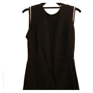 Mango - Black open back dress Size 6